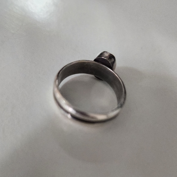 Silver Moonstone Ring - Picture 4 of 6